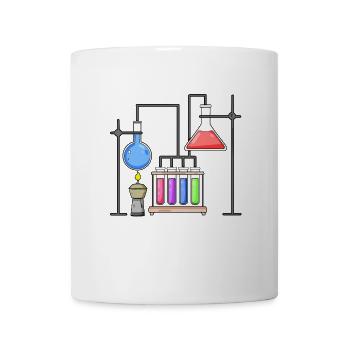 Chimiste scientifique de laboratoire de chimie - Mug blanc - blanc - Devant