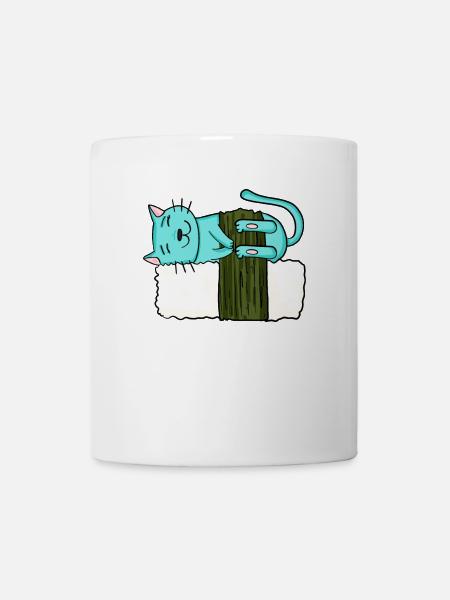Sushi Katze - Tasse - Weiß