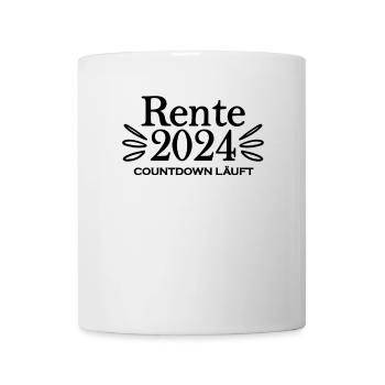 Rente 2024 Ruhestand Rentner Renteneintritt - Tasse - Weiß - Vorne