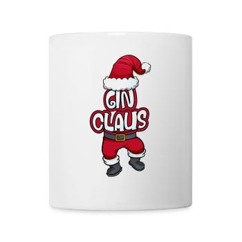 Gin Claus Weihnachtsmann Kostüm Familien Outfit - Tasse - Weiß - Vorne