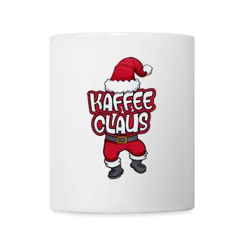 Kaffee Claus Weihnachtsmann Kostüm Familien Outfit - Tasse - Weiß - Vorne