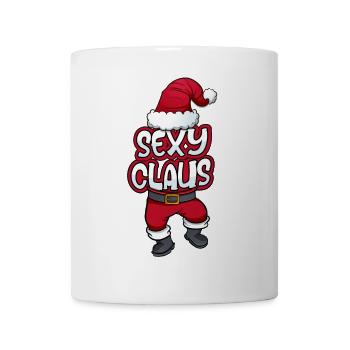 Sexy Claus Weihnachtsmann Kostüm Familien Outfit - Tasse - Weiß - Vorne