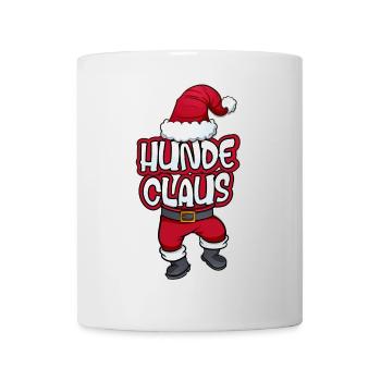Hunde Claus Weihnachtsmann Kostüm Familien Outfit - Tasse - Weiß - Vorne
