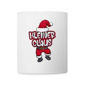 Kleiner Claus Weihnachtsmann Kostüm Familien - Tasse - Weiß - Vorne