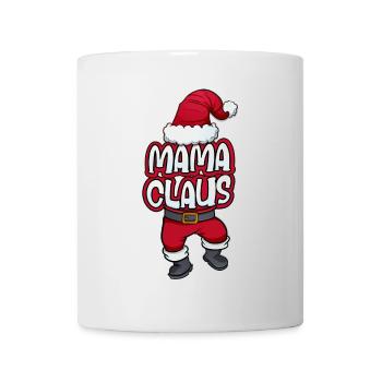 Mama Claus Weihnachtsmann Kostüm Familien Outfit - Tasse - Weiß - Vorne
