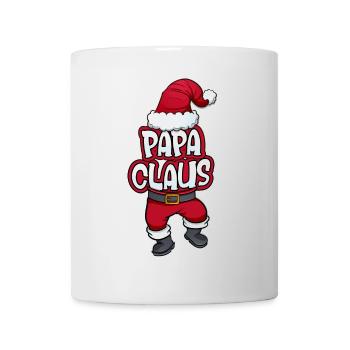 Papa Claus Weihnachtsmann Kostüm Familien Outfit - Tasse - Weiß - Vorne