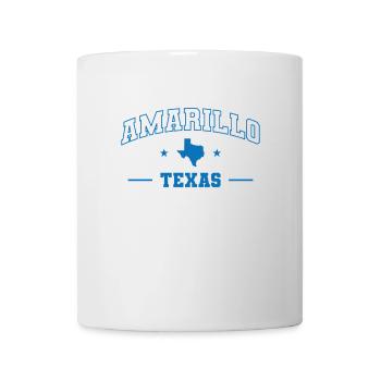 Amarillo Texas État des États-Unis Amériques - Mug blanc - blanc - Devant
