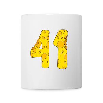 41 Jahre alt - 41. Geburtstag Geschenk - 1941 - Tasse - Weiß - Vorne