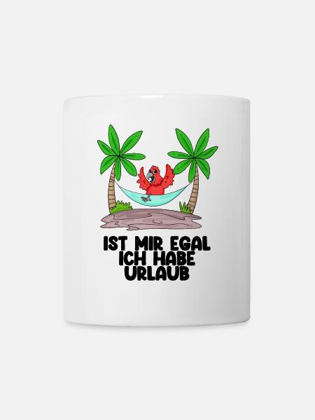 Urlaub - Tasse - Weiß