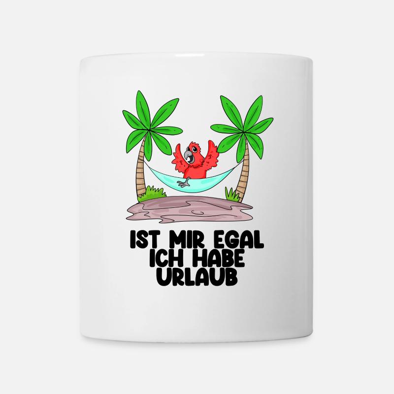 Urlaub - Tasse - Weiß