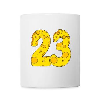 23 Jahre alt - 23. Geburtstag Geschenk - 1923 - Tasse - Weiß - Vorne