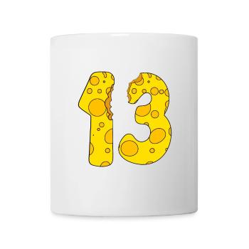 13 years old cheese - 13th birthday gift - Mug - white - Front