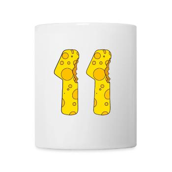 11 years old cheese - 11th birthday gift - Mug - white - Front