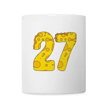 27 Jahre alt - 27. Geburtstag Geschenk - 1927 - Tasse - Weiß - Vorne