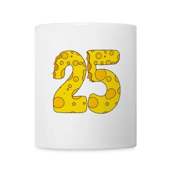 25 years old - 25th birthday gift - 1925 - Mug - white - Front