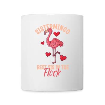 Best Sis In The Flock Sistermingo - Tasse - Weiß - Vorne