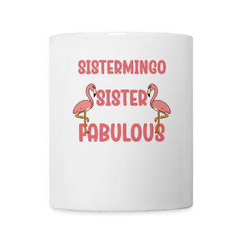 Sistermingo Like Normal Sister Flamingo - Mug - white - Front