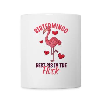 Best Sis In The Flock Sistermingo - Tasse - Weiß - Vorne