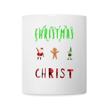 Noël commence avec Christ - Mug blanc - blanc - Devant
