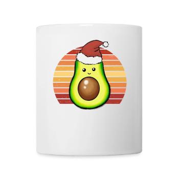 Avocado Christmas Hat Christmas Gift - Mug - white - Front