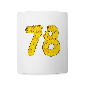 78 ans - Cadeau du 78e anniversaire - 1978 - Mug blanc - blanc - Devant