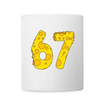 67 Jahre alt - 67. Geburtstag Geschenk - 1967 - Tasse - Weiß - Vorne