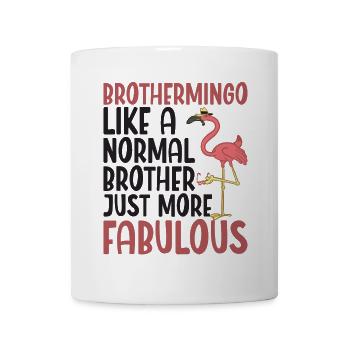 Brothermingo Normal Frère Flamant Rose - Mug blanc - blanc - Devant
