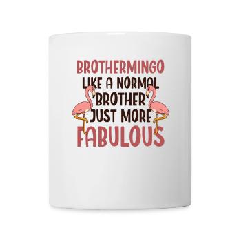 Brothermingo Normal Frère Flamant Rose - Mug blanc - blanc - Devant