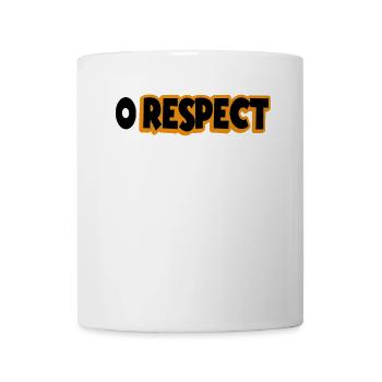 Null Respect Street Typography - Tasse - Weiß - Vorne