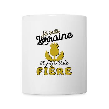 Cadeau Femme Lorraine Chardon Noel Anniversaire - Mug blanc - blanc - Devant