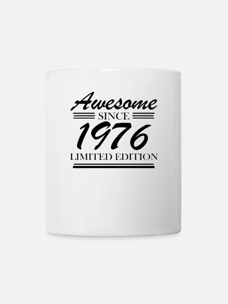 1976 - Jahrgang 1976 - Tasse - Weiß
