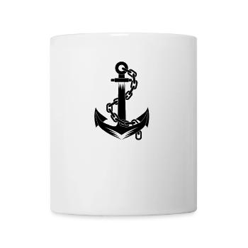 Saillier d’ancre Sailboat Design - Mug blanc - blanc - Devant