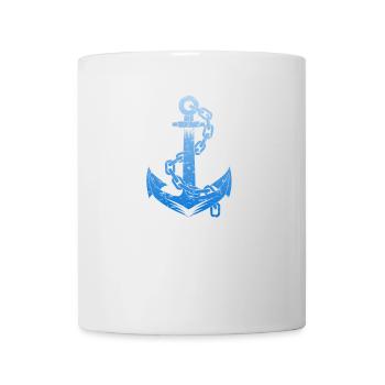 Saillier d’ancre Sailboat Design - Mug blanc - blanc - Devant