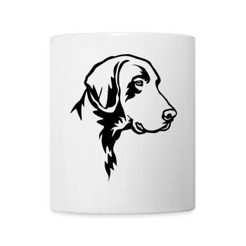 German Shorthair head - Mug - white - Front