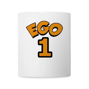 Ego One Orange on Black - Mug - white - Front