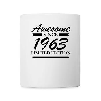 1963 - Jahrgang 1963 - Tasse - Weiß - Vorne