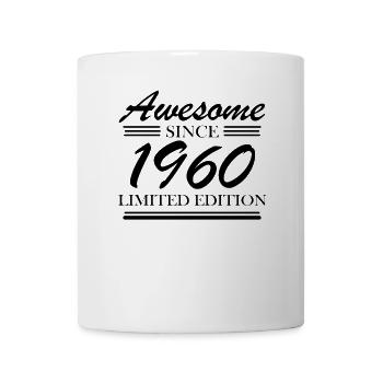1960 - Jahrgang 1960 - Tasse - Weiß - Vorne