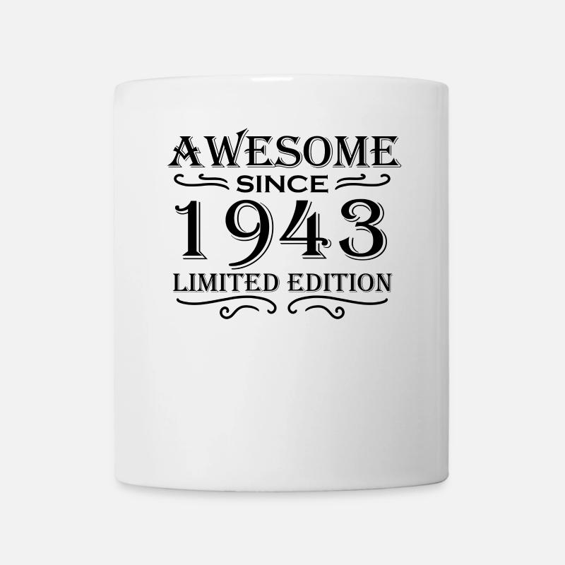 1943 - Né en 1943 - Mug blanc - blanc