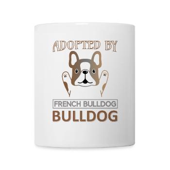 Adopts French Bulldog - Mug - white - Front