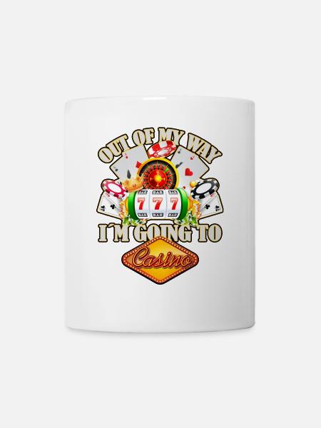 Funny casino saying for real gamblers - Mug - white