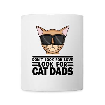 Cat Papa Father Cats Pet Owner Gift - Mug - white - Front
