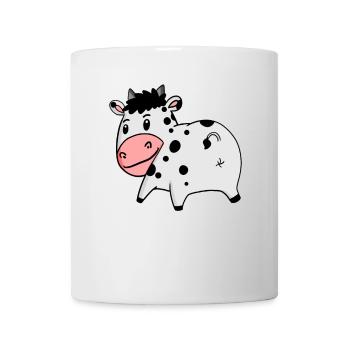 Kuh Arsch - Kuh Hintern - Tasse - Weiß - Vorne