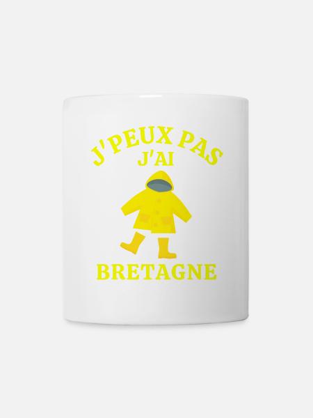 Bretagne, Bretagne humour, j'aime la Bretagne - Mug blanc - blanc