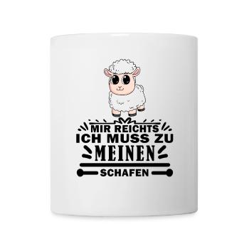 Schafe Schaf Schafzüchter Geschenk - Tasse - Weiß - Vorne