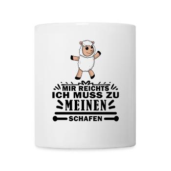 Schafe Schaf Schafzüchter Geschenk - Tasse - Weiß - Vorne