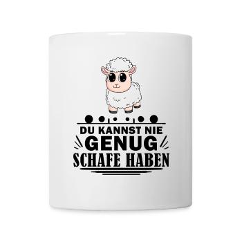 Schafe Schaf Schafzüchter Geschenk - Tasse - Weiß - Vorne