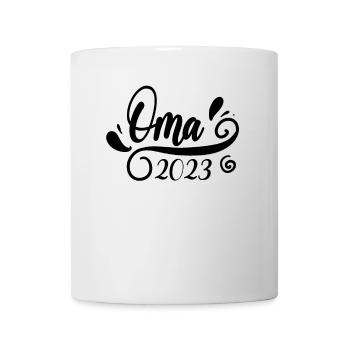 Oma 2023 - Werdende Oma 2023 - Tasse - Weiß - Vorne