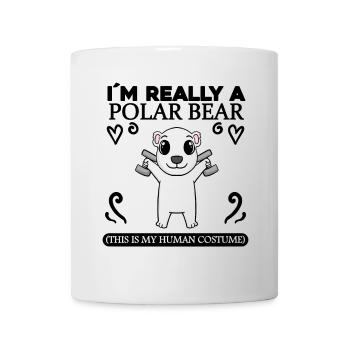 L’ours polaire et la forme physique - Mug blanc - blanc - Devant