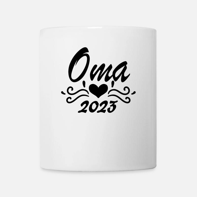 Oma 2023 - Werdende Oma 2023 - Tasse - Weiß