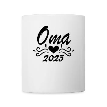 Oma 2023 - Werdende Oma 2023 - Tasse - Weiß - Vorne